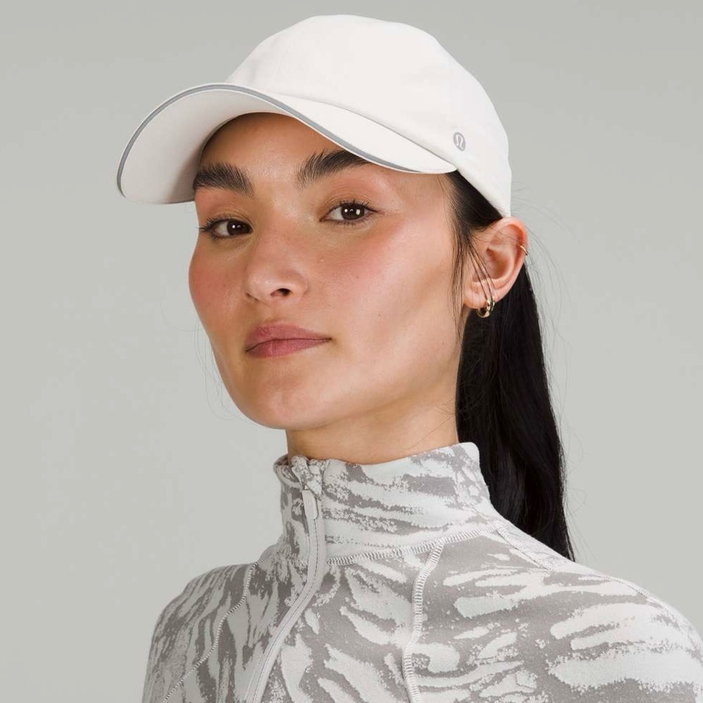 Lululemon Womens Fast and Free Running Hat (Color: Bone)